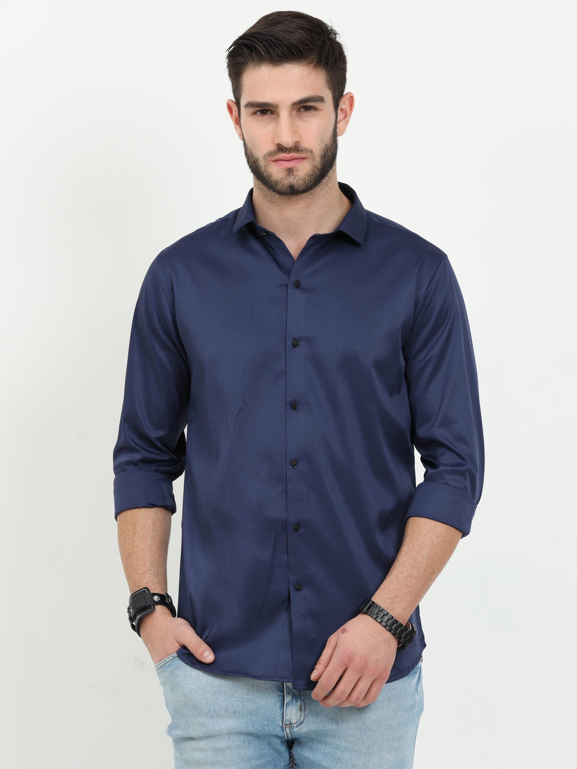 Light Blue Denim Shirt Matching Pants 2024 | impressiones.net